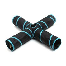 고양이 흥미유발 캣 십자형 장난감 터널놀이 바스락 고양이흥미유발 터널 용품 바스락터널 ghddprjs*32763999ez, 1, 본상품선택