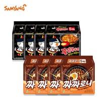 삼양 불닭볶음면 140g x 20개 ＋ 짜짜로니 145g x 20개 / 봉지라면