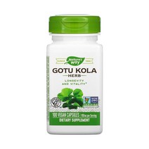 네이처스 웨이 Nature Way 고투 콜라 허브 475mg 100 비건 캡슐, 1개, 기본