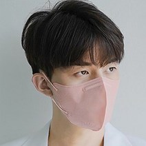 푸름마스크 새부리형 덴탈마스크 일회용 컬러 국산 여름용 50매입, 피치코랄 50매