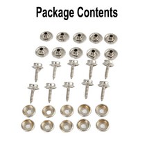 텐트 보트 30pcs 캡 나사 키트 해양 방수 커버 차양 야외 가구 실버 적용 가능