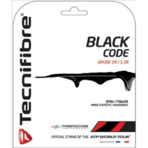 테크니화이버(Tecnifibre) 테니스 스트링 블랙 코드 BLACK CODE 게이지 1.18mm TFg50, 게이지  1.24mm(TFG504)