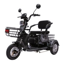 삼륜 노인 시골 오토바이 3발 전동 스쿠터 전기 세발, 600W 48V12a 납산수명15km 60V