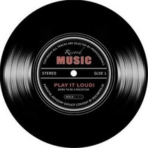 원형카페트 안마의자 러그 매트 음악 비닐 레코드 인쇄 라운드 카펫 거실 용 부드러운 카펫 침실