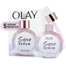 Olay 슈퍼 세럼 앰플 30ml 나이아신아마이드 비타민 C 콜라겐 펩타이드 AHA E, 기본