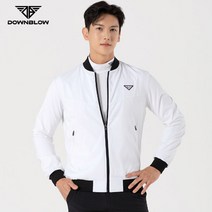 기능성 골프웨어 남성 블루종점퍼 자켓 화이트, L(100)