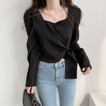 김비서블라우스 봄 왕리본 여름 곱창 블라우스 벌룬 4 5 월 결혼식 하객룩