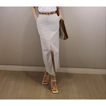 찰랑 레오파드 뒷 밴딩 맥시 롱 스커트 (2color)