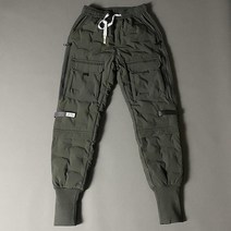 JUSTFEELING 7XL까지 120KG까지 빅사이즈 캐주얼 패딩바지 통바지 방한 바람막이 운동방한팬츠