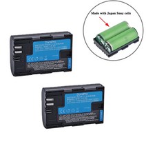 DuraPro LP-E6 LP-E6N LP E6 충전식 배터리 Canon EOS 5D Mark II III 5DS R 6D 7D 70D 80D 90D XC10 용 일본 셀로 제작, [02] 2 Battery