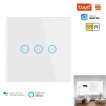 전동 Tuya 커튼 롤러 셔터 용 WiFi 스마트 커튼 블라인드 스위치 Alexa Echo Google 홈 스마트 홈과 함께