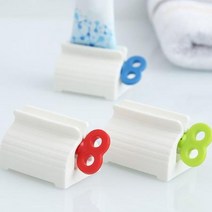 1+1 치약짜개 튜브형 핸드크림 짜개 디스펜서 돌리는 절약 다쓰기 홀더 폼클렌징 스크럽, 블루2개, 상세페이지 참조