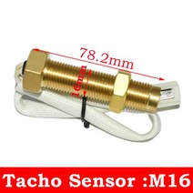 61 85mm LCD 다기능 타코미터 연료 게이지 수온 오일 압력 0-10 바 센서 보트 자동차 차량용 바이크 오토바, 05 M16 Tacho Sensor