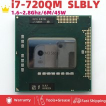 cpu 성능 메인보드 그래픽 카드 하드웨어코어 i7-620M 노트북 CPU 프로세서 소켓 G1 PGA988 HM55, 03 i7 720QM VRAM1G