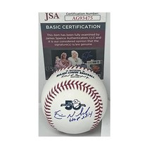 에릭 나델 Texas Rangers 50주년 기념 로고 야구공 계약 JSA - 사인 야구