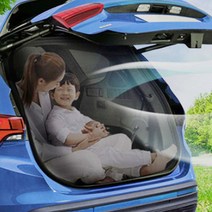쏘렌토 MQ4 올뉴 더뉴 쏘렌토R SUV 차량용 트렁크 모기장 차박 캠핑 방충망, 03. 뒷열 좌우 방충망 2P