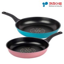 키친아트 심플리 다이아몬드 5중 코팅 프라이팬 1+1, 06.궁중팬 26cm/05.궁중팬 20cm, 상세설명 참조