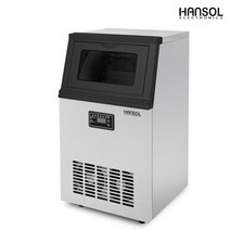 한솔 HSI-035KB 업소용 제빙기 카페 식당 사무실 영업용 대용량 아이스메이커 35KG, 제빙기+설치요청 현장결제