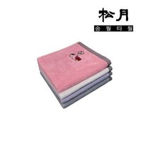 타올인 송월타월 스누피 블럭블랙34, 분홍