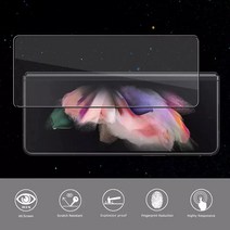 삼성 갤럭시 Z 폴드 2 3에 대한 엿보는 개인 정보 보호 강화 유리 전체 접착제 커버 화면 보호 필름 9H HD 보호 유리, 5PC, Clear
