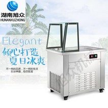행사 철판아이스크림 기계 메이커 플랫팬 요거트 젤라또 고성능 롤링 영업 아이스팬, 360F-11 요구르트볶음기