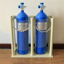가스통 거치대 산소통 보관대 보관함 LPG 고정, 5L 2화이트