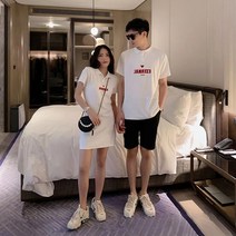 커플휴양지 뷔스티에 신혼 센스 여름세트 시원한 커플룩 커플 원피스 스냅촬영 셀프웨딩