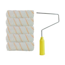 페인트 리필형 롤러 로라 230mm 세트(핸들1개+털5개)