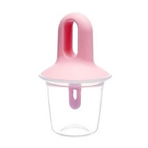 소프트아이스크림기계 가정용 아이스크림메이커 재사용 가능한 팝시클 몰드 커버 포함 집에서 만든 아이, 03 pink