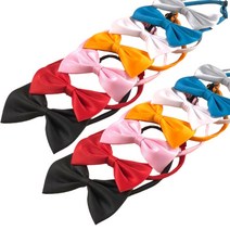 강아지 리본 타이 고양이 케이프 강아지 나비 넥타이 고양이 스카프, 옐로