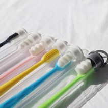 잇몸 약한분 부드러운 만모 극세모 칫솔, 핑크10개