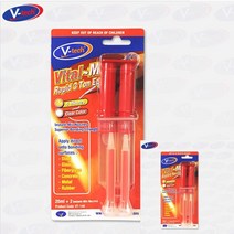 4분 주사기 투명 에폭시 접착제 노즐형 25ml 나무접착제 공업용본드 타일접착제 돌접착제 대리석접착제 공업용본