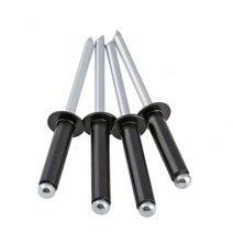 알루미늄블라인드방수 사무실 50Pcs M2.8x6mm-12mm 블랙 알루미늄 블라인드 리벳 당겨 손톱 도구 라운드 헤