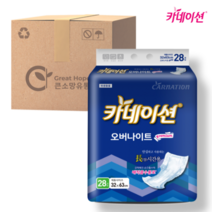 카네이션 속기저귀 오버나이트 6회 28매 3팩, 28개입, 3개