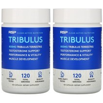 RSP뉴트리션 트리뷸러스 테스토스테론 서포트 800mg 120캡슐 2개