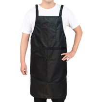 DAE359 생활방수 미용 애견 공방 작업용 뷰티 앞치마, DAE359 검정