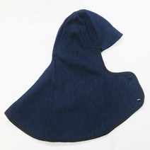 용접두건 창있는 청두건고급형 머리 두건 모자 사상 보호 청지 똑딱이 찍찍이 작업 산업용, 청두건(고급형), 1개