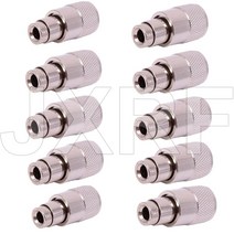 전기커넥터 전선단자 10PCS UHF PL259 남성 플러그 나사 커플 링 커넥터 RF 동축 크림프 RG8U LMR400 이중, 한개옵션0