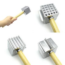 3면 두드림판 돈까스 망치 26CM 돈가스 고기 방망이