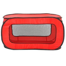 펫드라이룸 접이식 애완 동물 텐트 집 직사각형 휴대용 개 케이지 옥스포드 천 놀이 틀 내구성 실내 야외, red+미국