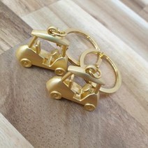 골드 골프카트 키링 골프카 열쇠고리