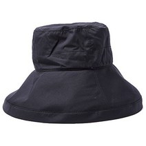(UV 대책 발수 소재) 베이직 엔치 Teflon Bucket Hat 모자 테프론 츠바히로 레이디스 블랙