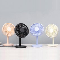 탁상용 미니 선풍기 사무실 책상 USB, 화이트