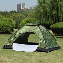 몽골텐트 야외텐트 전자동 튕기다 싱글더블 방수 여름 원터치텐트, T18-자동 34사람더블 문방습매트쿠션 3개, C01-랜덤