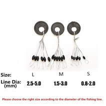 10-200 세트 높은 추천 S ml 검은 색 고무 공간 콩 타원형 스토퍼 낚시 찌 플로트 메기 플로터, 06 M 50Set 300Pcs