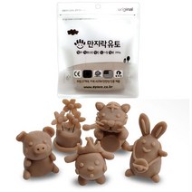 곡물 찱흙 아기 찰흙 지점토 만지락 유토 클레이 200g 아트 굳지않는 대용량 미니 놀이 도구 소프트 유아 만들기 어린이집 유치원 초등 학생 클래이