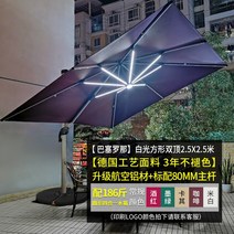 정자 파고라 원두막 파고라 파라고 야외 우산 파티오 LED 조명이 있는 대형 태양 로마 정원 스톨, 19 19