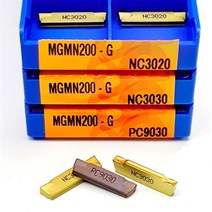 선반 인서트 V커팅 CNC 10EA MGMN150G MGMN200 MGMN250M MGMN300 MGMN400 MGMN500 NC3020 외부 그루 빙 홀더 블레이드 초경 삽입 커, [06] MGMN500, [01] NC3020