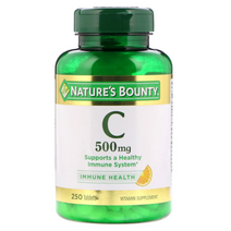 [핫딜][오늘출발][250정] 네이쳐스바운티 고함량 고용량 비타민C 500 아스코르빈산 비타민씨 비타민시 영양제, #할인# 250정 x 2개