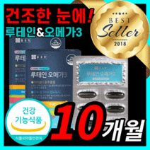 종근당 루테인 오메가 3 프리미엄 정근당 루데인 루태인 누테인 류테인 오에가 오매가 쓰리 스리 베타카로틴 종그당 비타민 a e 시력 눈 건강 식약처 인증 영양제 라풀굿알약케이스, 300캡슐(10개월)